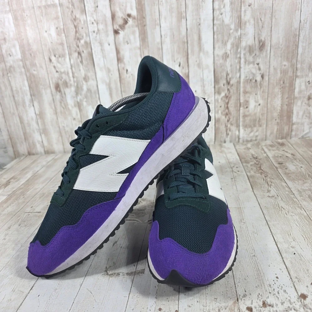 New Balance 237 Mens Shoes Dark‎ Teal Purple White MS237PG1 Retro  Size 12
